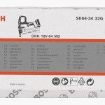 Prego de acabamento DA, SK64-34 32G refª 2608200519 BOSCH Prego de acabamento DA, SK64-34 32G refª 2608200519 BOSCH