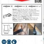 Lâmina multiferramenta PRO MAII 32 APB, 32 x 80 mm refª 2608669133 BOSCH Lâmina multiferramenta PRO MAII 32 APB, 32 x 80 mm refª 2608669133 BOSCH