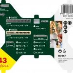 Kit brocas e bits X-Line 43p� ref� 2607019613 Bosch