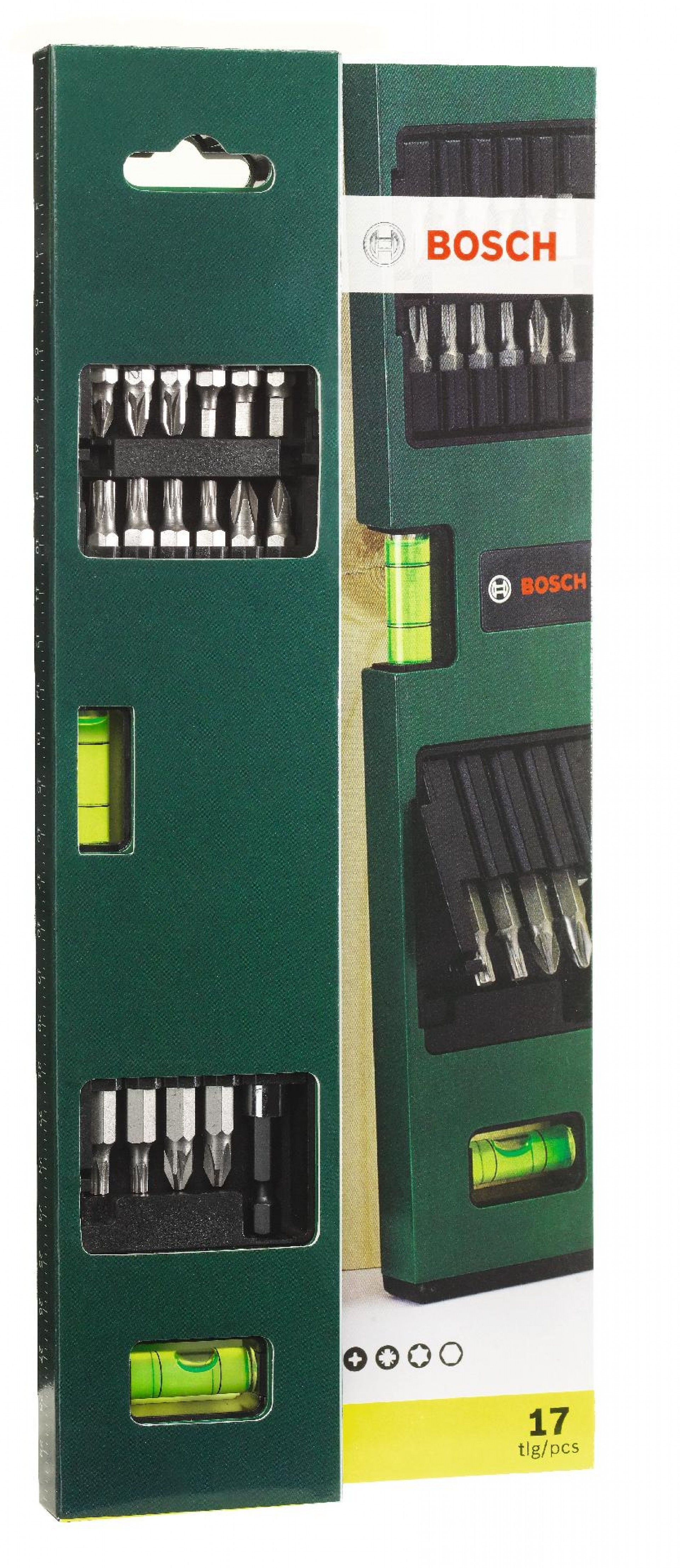 Nivel e conjunto Bits ¼, 17pç refª 2607017070 Bosch