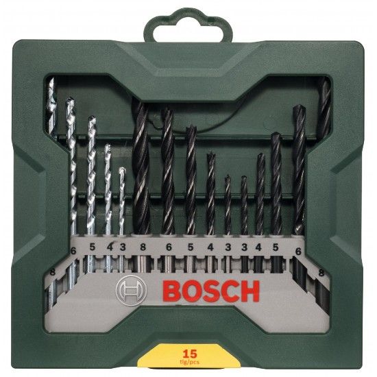 Kit brocas Mini X-Line 15p� ref� 2607019675 Bosch