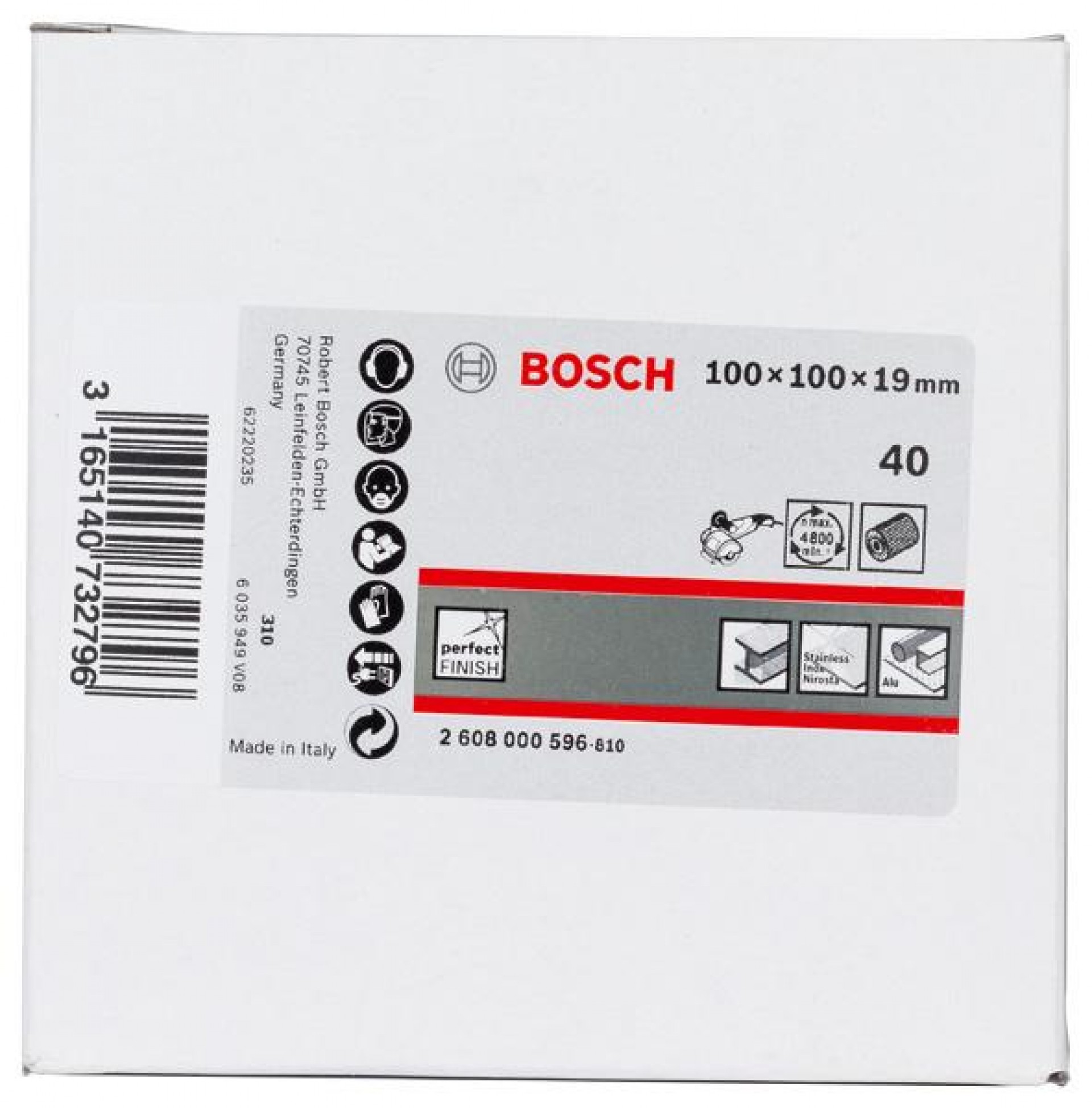 Rolo de lixa de lamelas refª 2608000596 BOSCH