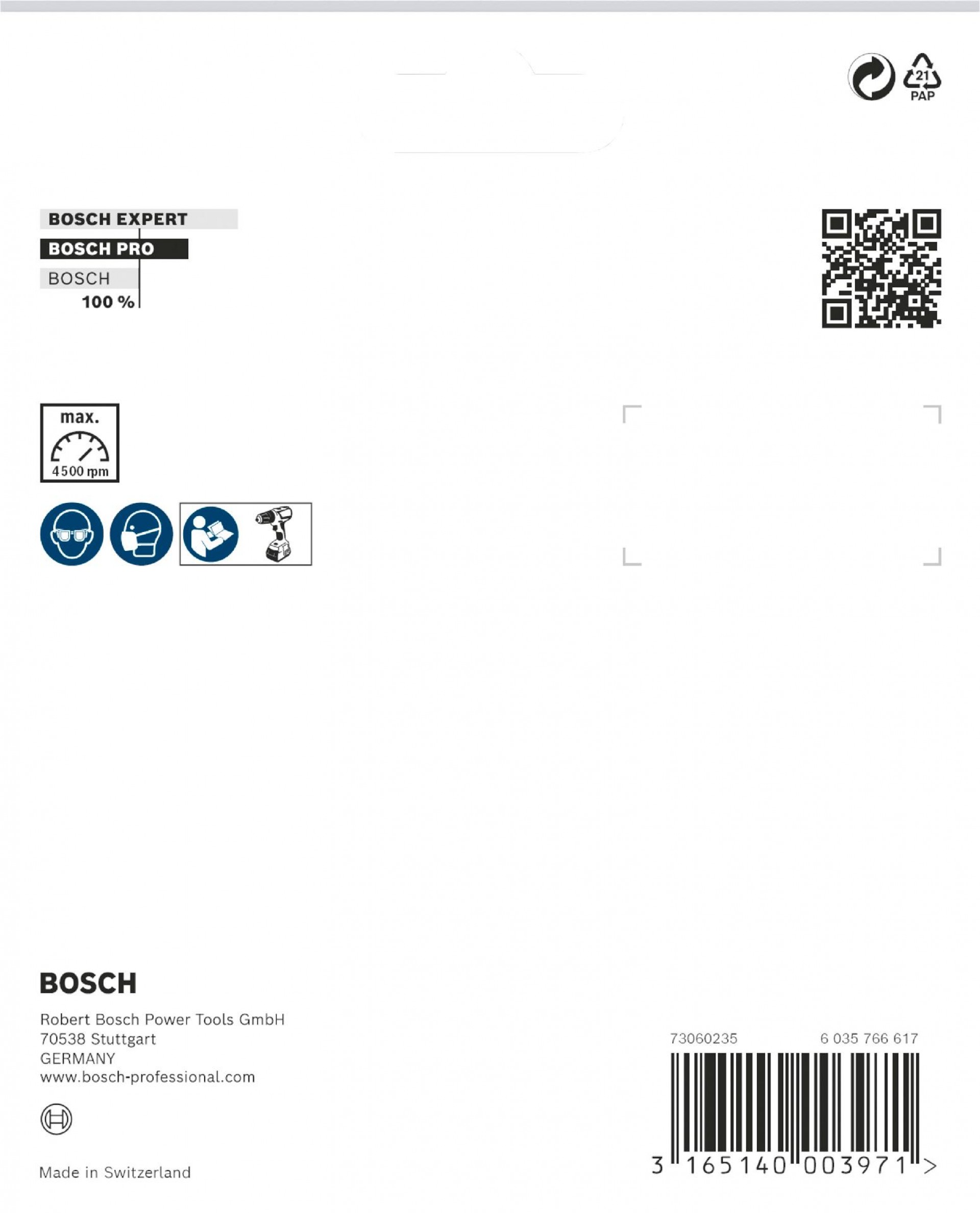 PRO Backing Pad, 125 x 8 mm, autoaderente refª 1609200154 BOSCH