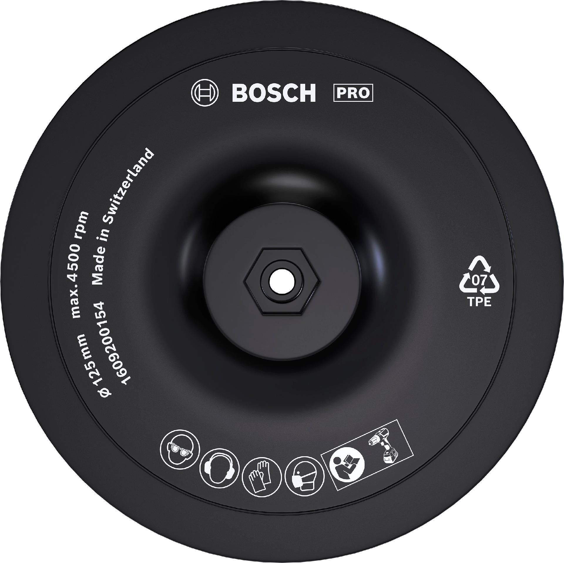 PRO Backing Pad, 125 x 8 mm, autoaderente refª 1609200154 BOSCH