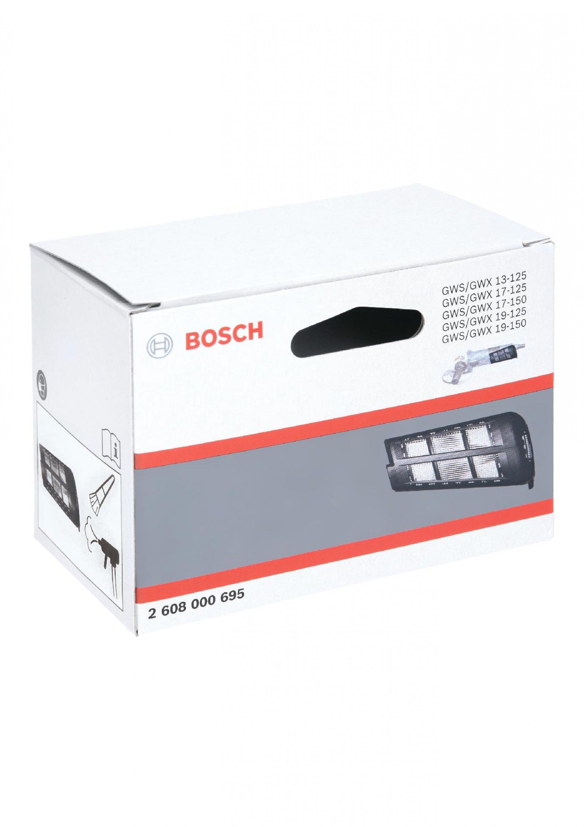 Filtro de proteção contra pó GEN V para rebarbadoras pequenas refª 2608000695 BOSCH