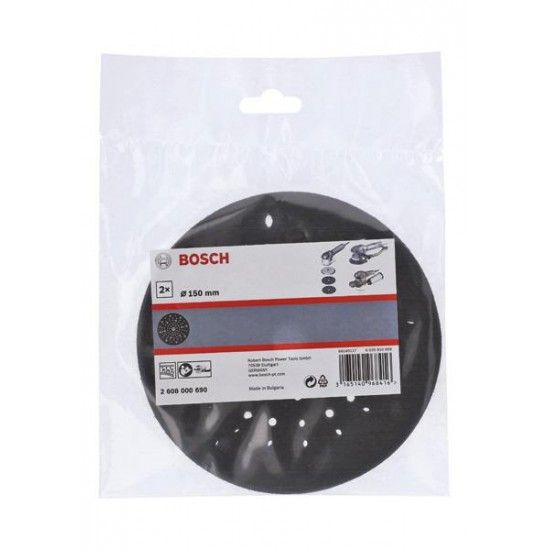 Protetores almofadados 150 mm para lixadeiras excêntricas refª 2608000690 BOSCH Protetores almofadados 150 mm para lixadeiras excêntricas refª 2608000690 BOSCH