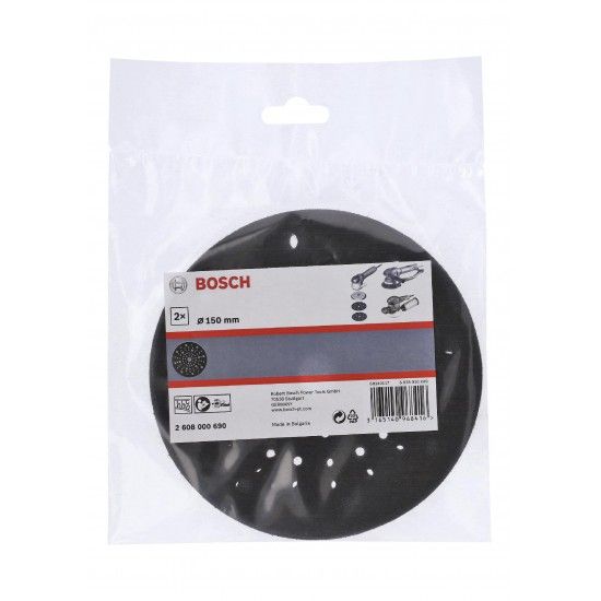 Protetores almofadados 150 mm para lixadeiras excêntricas refª 2608000690 BOSCH Protetores almofadados 150 mm para lixadeiras excêntricas refª 2608000690 BOSCH