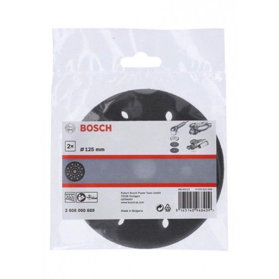 Protetores almofadados 125 mm para lixadeiras exc�ntricas ref� 2608000689 BOSCH