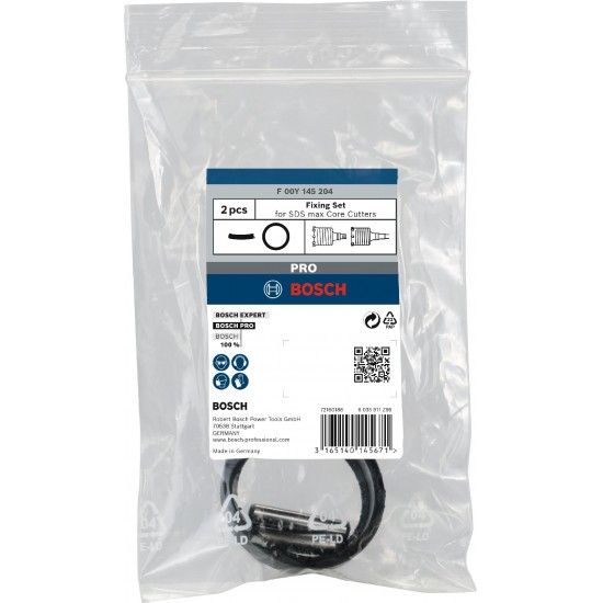 PRO Fixing Set for SDS max Core Cutter, 5 x 25 mm, 2 unid. refª F00Y145204 BOSCH PRO Fixing Set for SDS max Core Cutter, 5 x 25 mm, 2 unid. refª F00Y145204 BOSCH