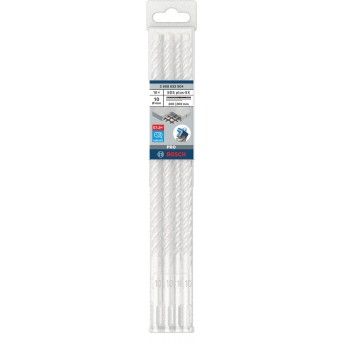 Broca PRO SDS plus-5X, 10 x 200 x 260mm, 10 unid. refª 2608833904 BOSCH Broca PRO SDS plus-5X, 10 x 200 x 260mm, 10 unid. refª 2608833904 BOSCH
