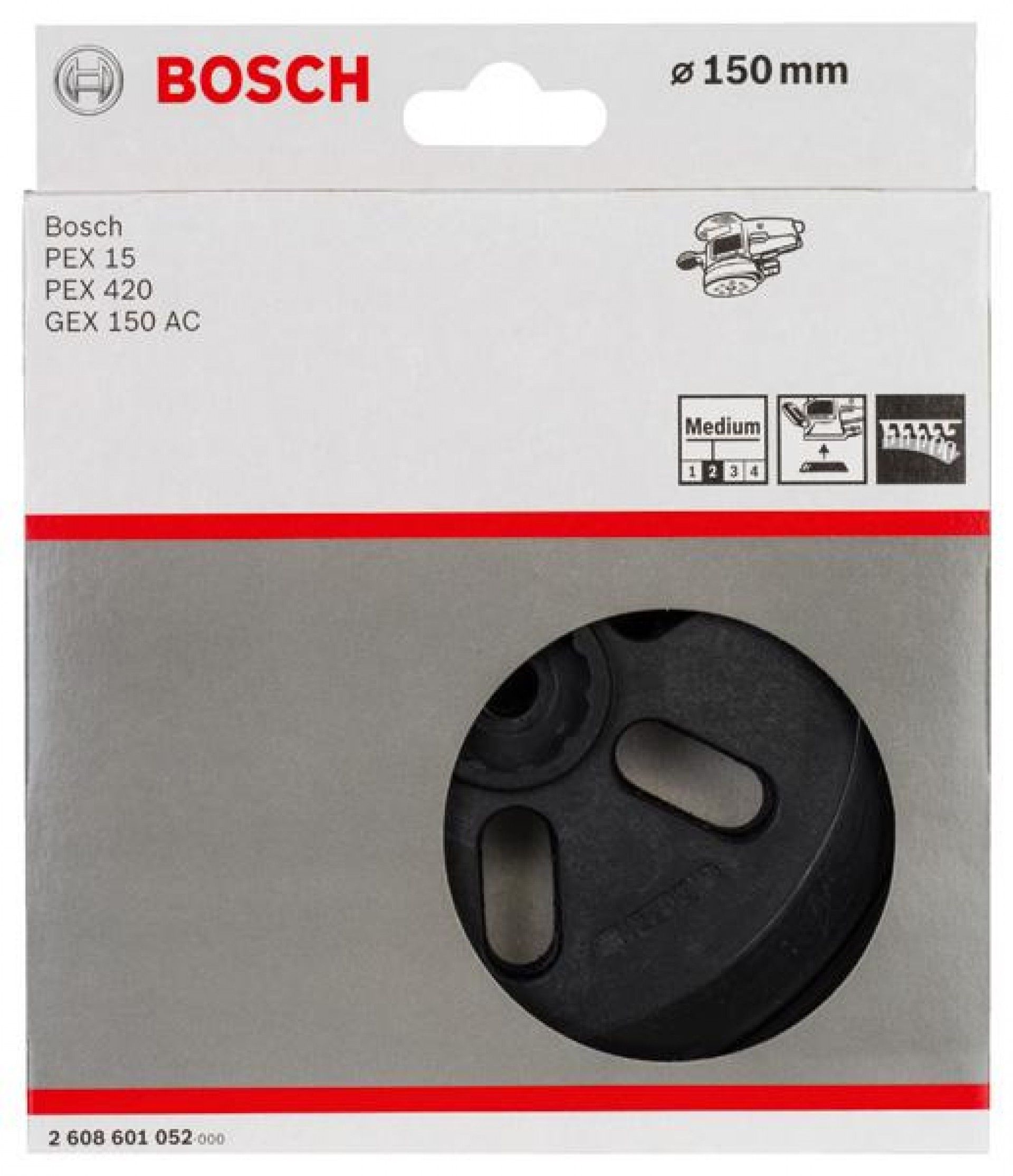 Prato de lixar refª 2608601052 BOSCH