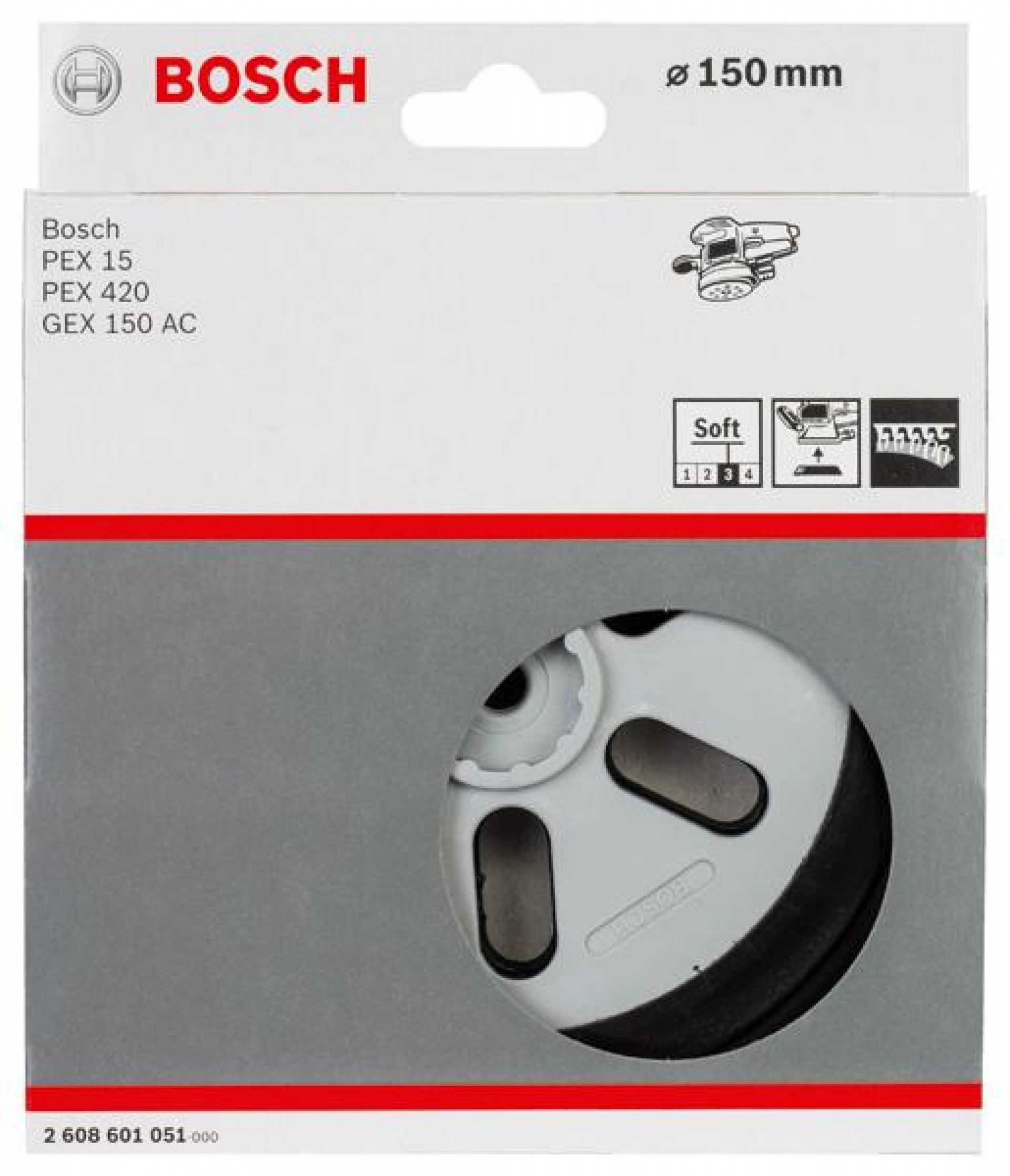 Prato de lixar refª 2608601051 BOSCH
