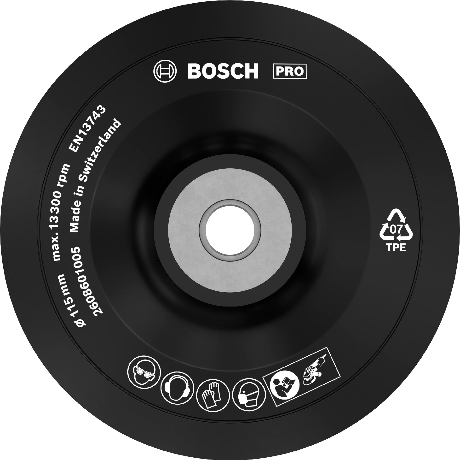 PRO Backing Pad Soft, 115 mm, M14 refª 2608601005 BOSCH