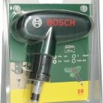 Chave de punho em T c/roquete e bits 9p� ref� 2607010610 BOSCH