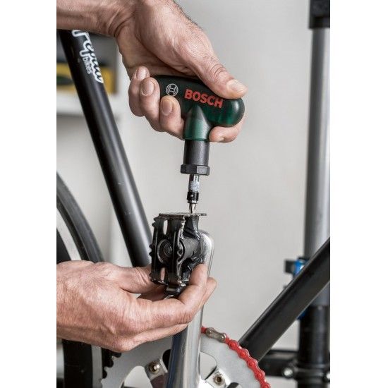 Chave de punho em T c/roquete e bits 9p� ref� 2607010610 BOSCH