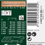 Kit brocas para pedra Mini X-Line  7p� ref� 2607019581 Bosch