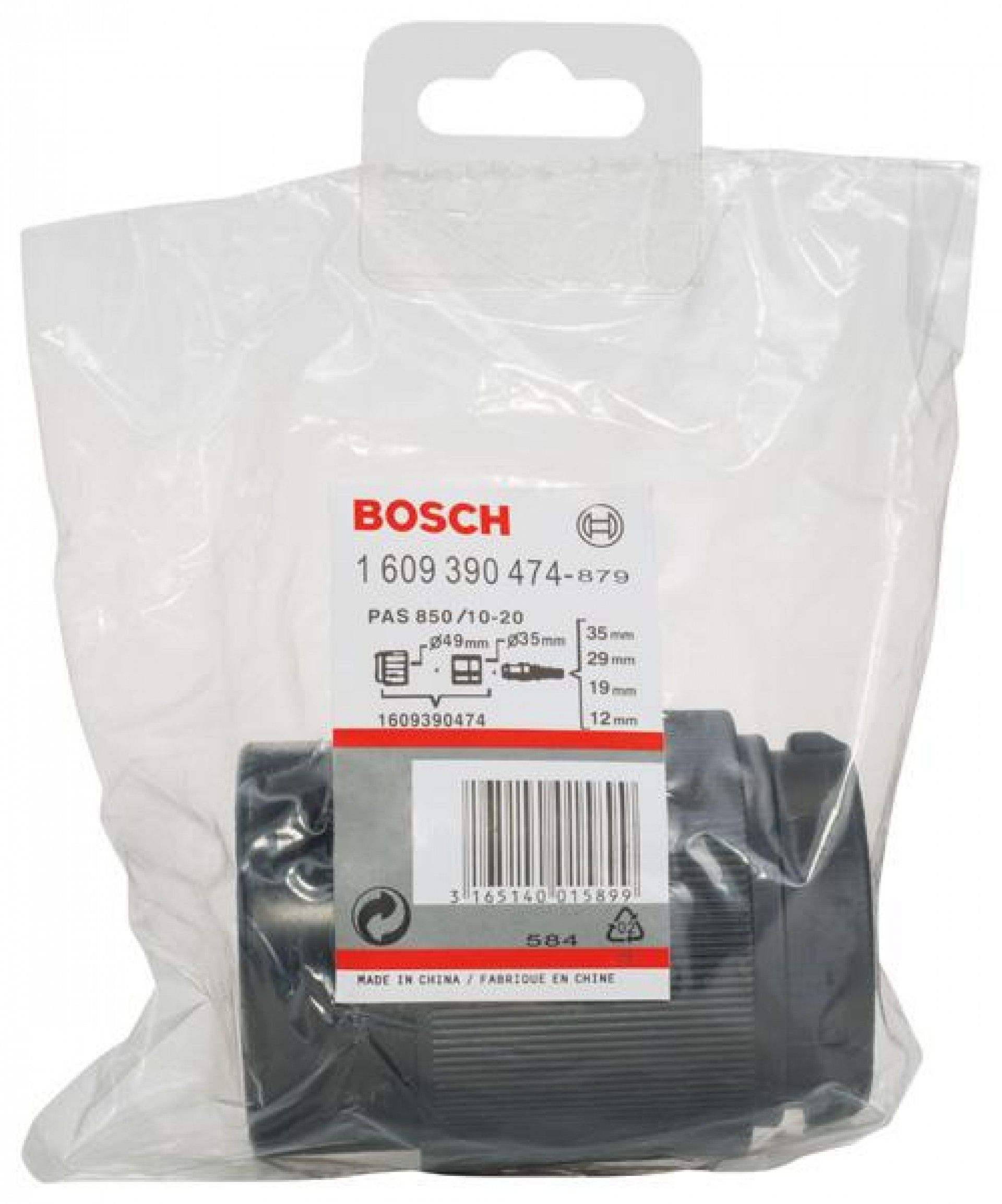 Adaptador 2 unid. refª 1609390474 BOSCH