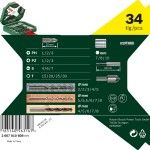 Kit Bits e brocas TiN X-Line de 34p� ref� 2607010608 BOSCH