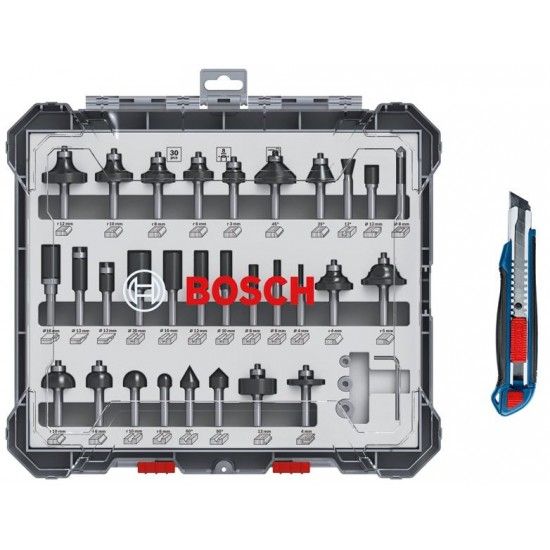 Promo��es Master Kit 30 fresas + navaja ref� 0615997654 BOSCH