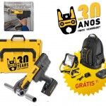 Kit prensadora Mini-Press 22V ACC L-box [578017 R30J]+ 2 Baterias 2.5Ah +Projetor led [175210 R220] 