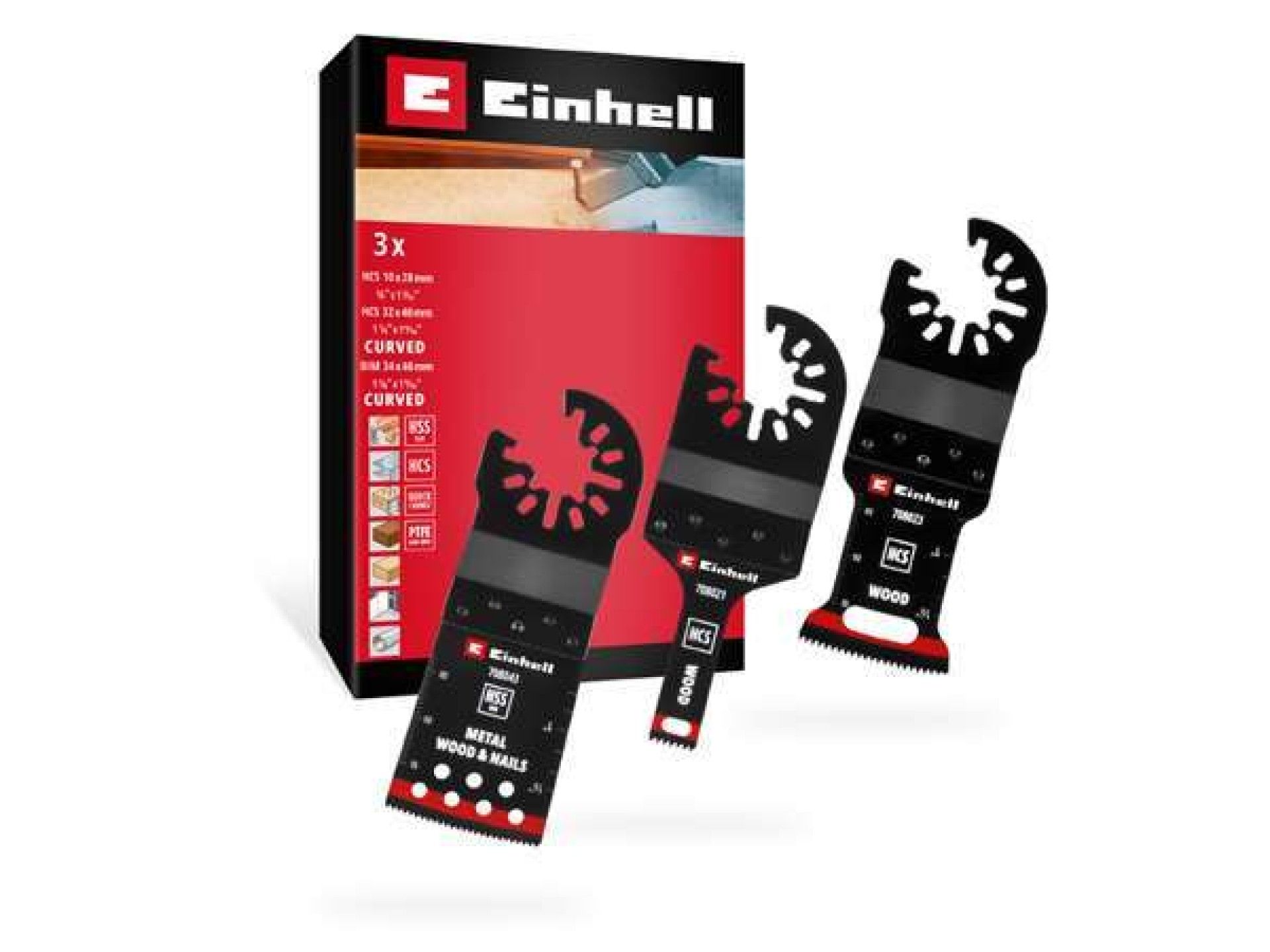 Jogo 3 peças multi ferramentas multimaterial refª 49708103 KWB