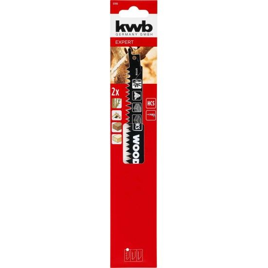 Lminas serra sabre HSC MAD. 205MM 2p ref 49571115 KWB