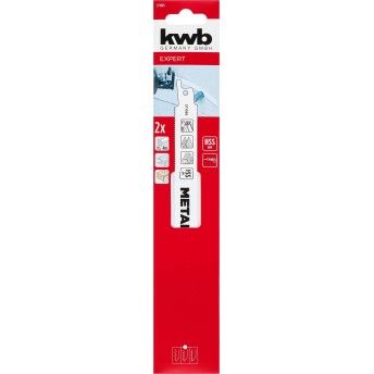 Lminas serra sabre BIM  metal 205mm 2p ref 49571085 KWB