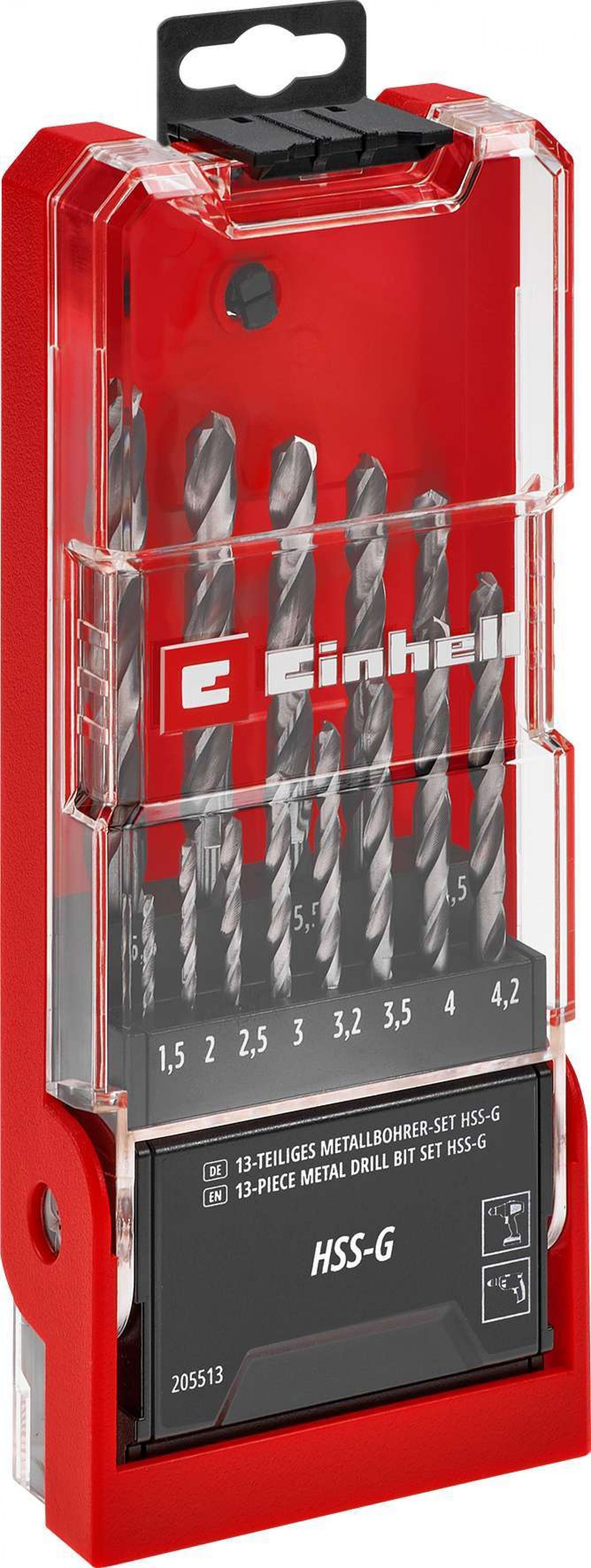 Jogo 13 Brocas HSS-G 1,5-6,5 refª 49205513 KWB