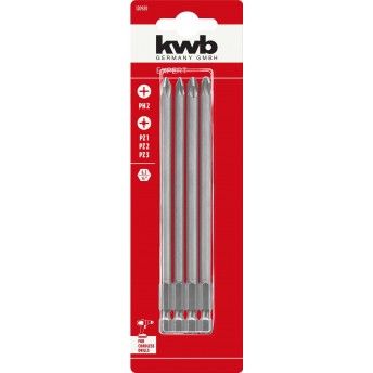 Jogo bits  PZ/PH 150MM 4Pcs ref 49120920 KWB