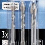 Jg 3 brocas hexagonais flech porcelana refª 49051600 KWB Jg 3 brocas hexagonais flech porcelana refª 49051600 KWB
