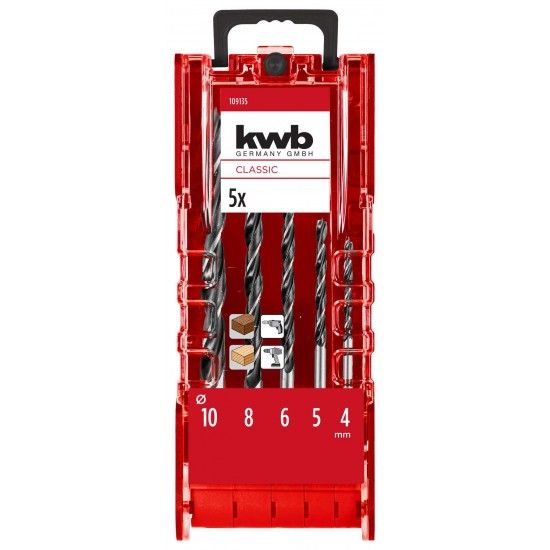Kit brocas p/madeira 5p PowerBox ref 49109135 KWB