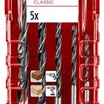 Kit brocas p/madeira 5pç PowerBox refª 49109135 KWB Kit brocas p/madeira 5pç PowerBox refª 49109135 KWB