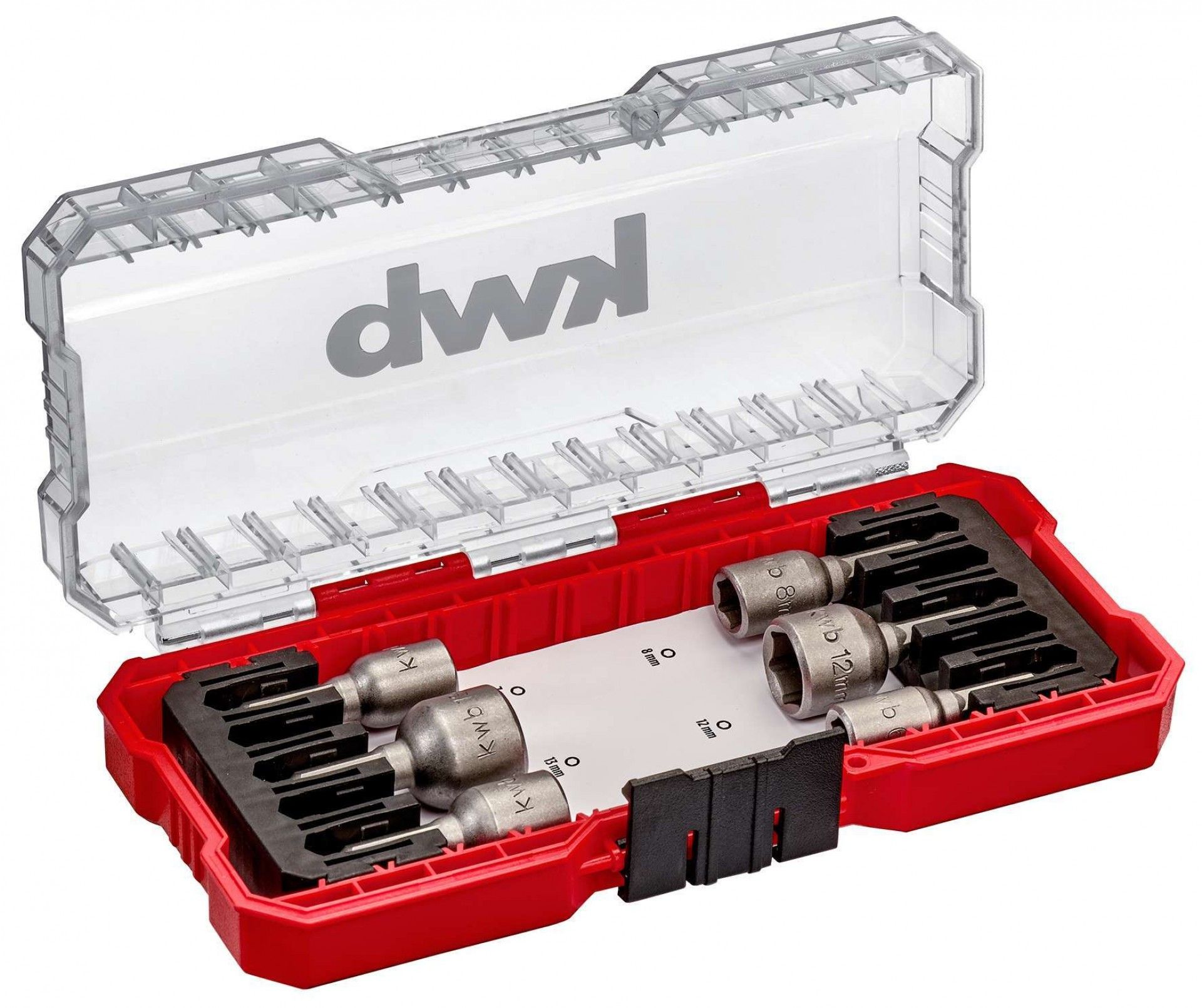 Kit casquillos magnéticos sortidos 6pç refª 49102700 KWB