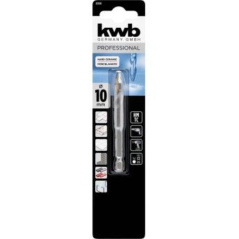Broca hexagonal flecha porcelana 10mm ref 49051610 KWB