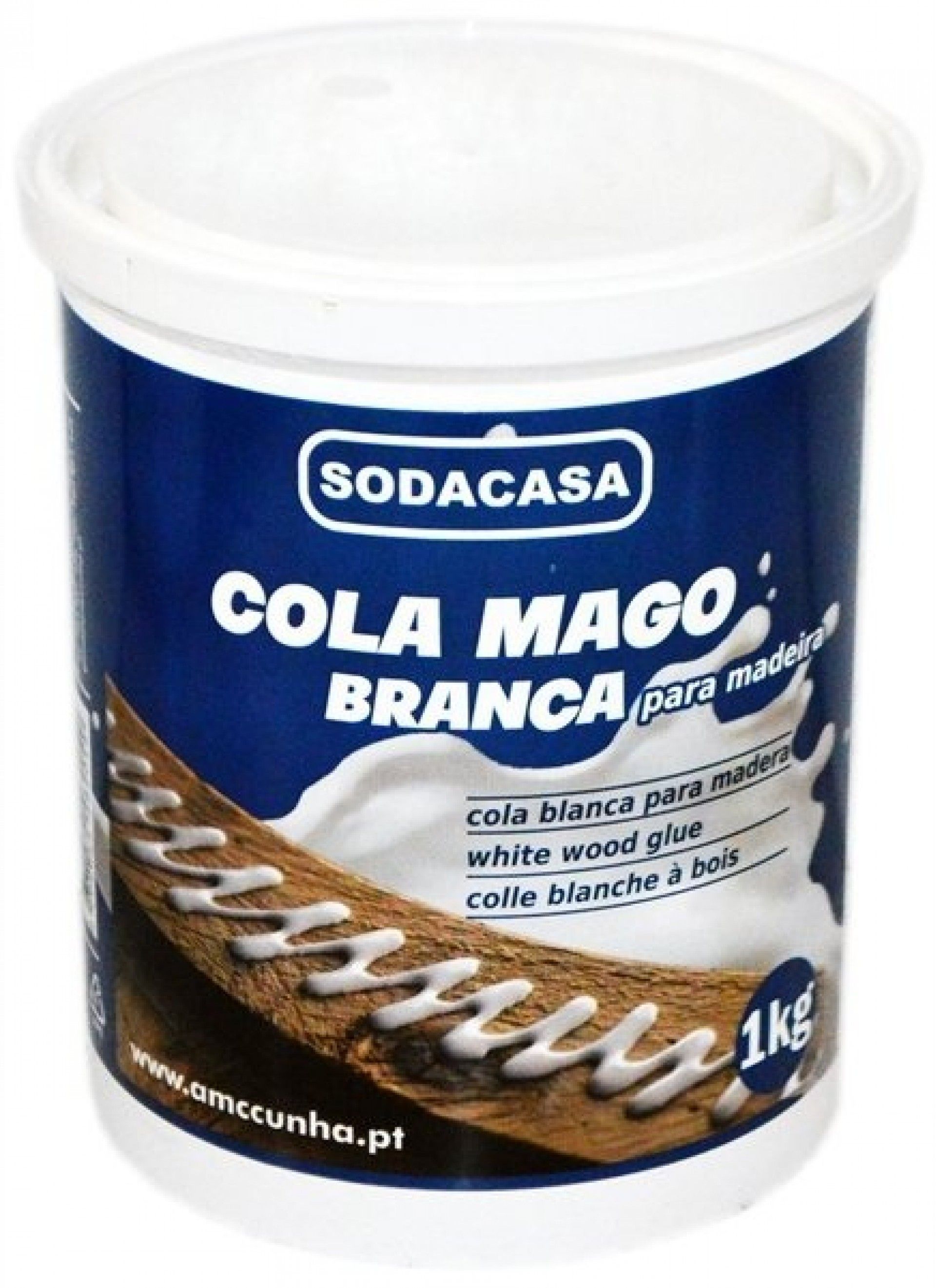 Cola p/madeira branca 250g refª 46202 Mago