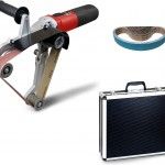 Lixadora de tubos LT1401EK c/mala + 10 lixas GR60 p/inox ref 1.3216 Stayer