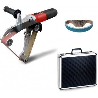Lixadora de tubos LT1401EK c/mala + 10 lixas GR60 p/inox ref 1.3216 Stayer