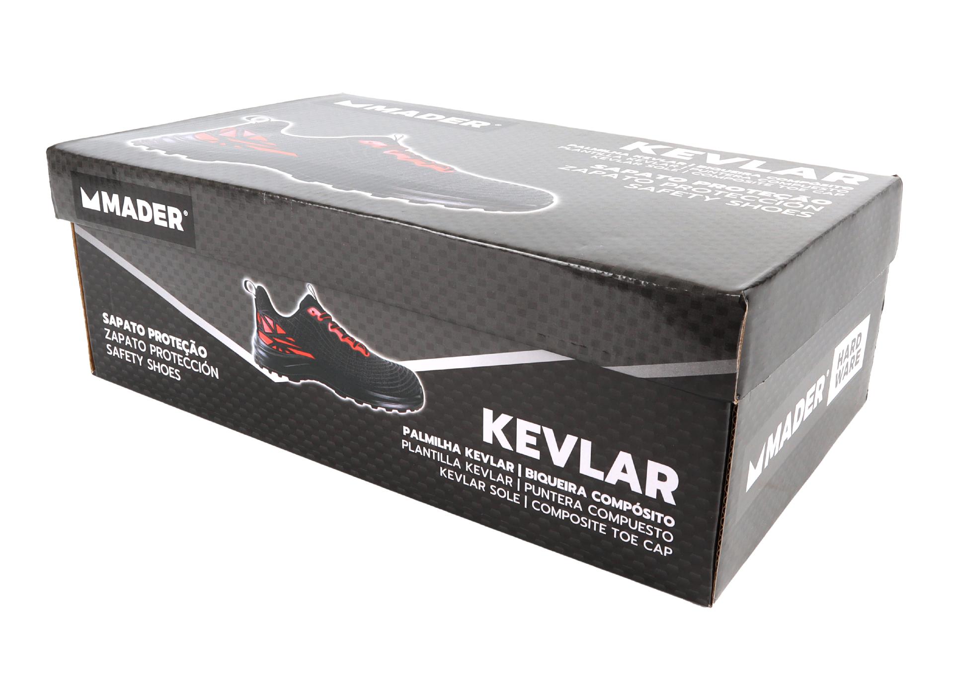 Sapato de Proteção, Kevlar + Comp., S1P SRC MADER