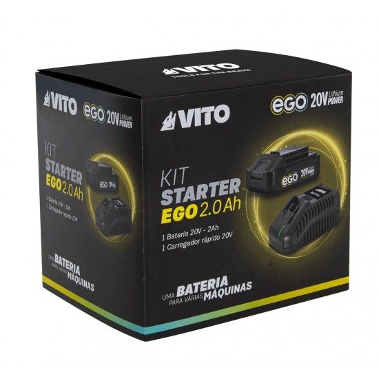StarterKit bateria 2.0Ah + Carregador  ref PACK1STARTEREGO VITO