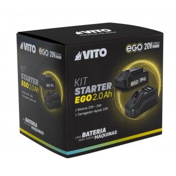 StarterKit bateria 2.0Ah + Carregador  ref PACK1STARTEREGO VITO