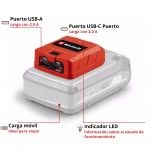Adaptador TC-CP 18 Li USB A/C-Solo  ref 4514148 EINHELL