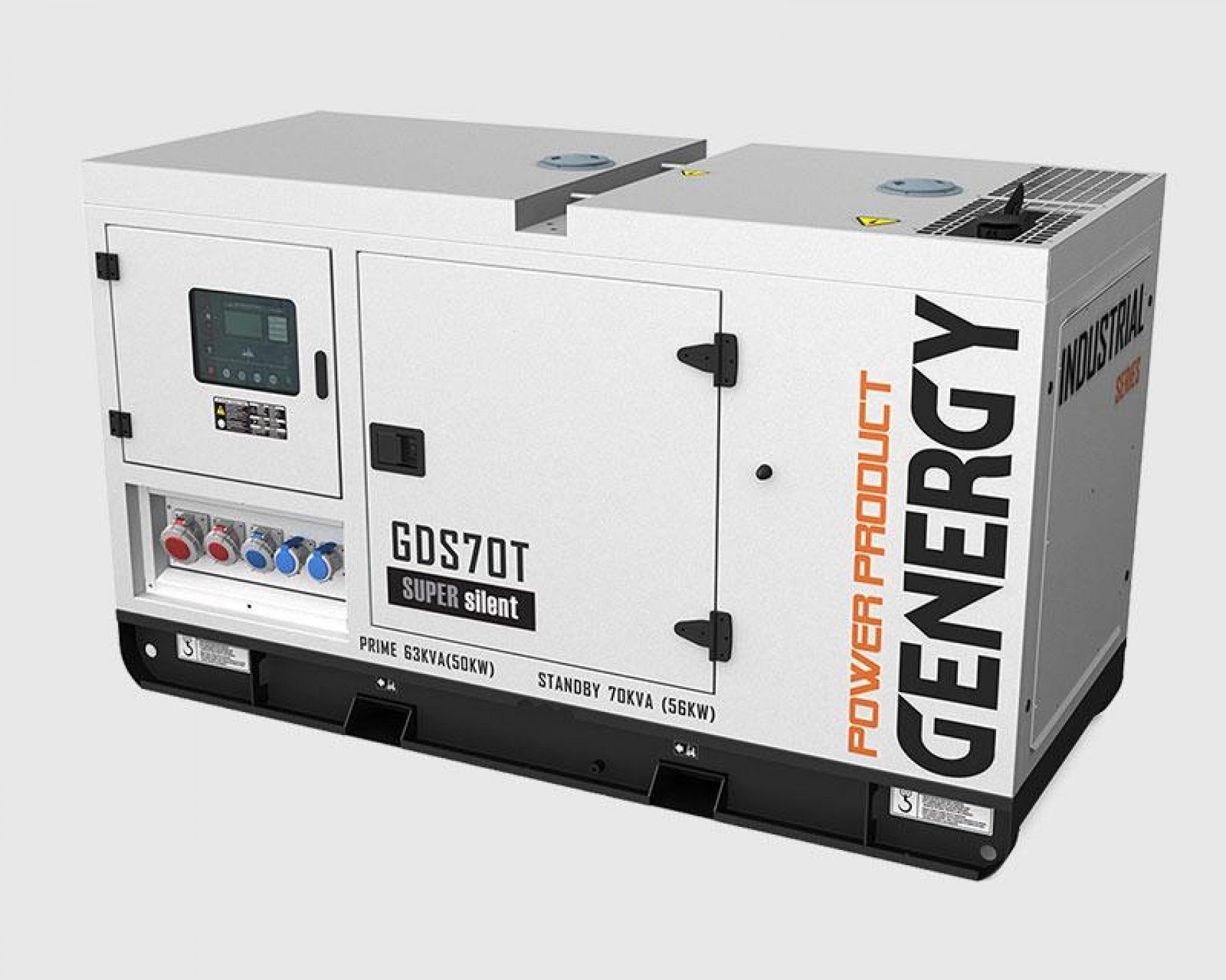 Gerador diesel 1500rpm 69Kva GDS70T refª 21075 GENERGY