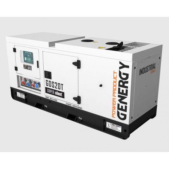 Gerador diesel 1500rpm 20Kva GDS20T ref 21025 GENERGY