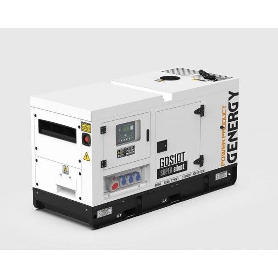 Gerador diesel 1500rpm 10Kva GDS10T ref 21005 GENERGY
