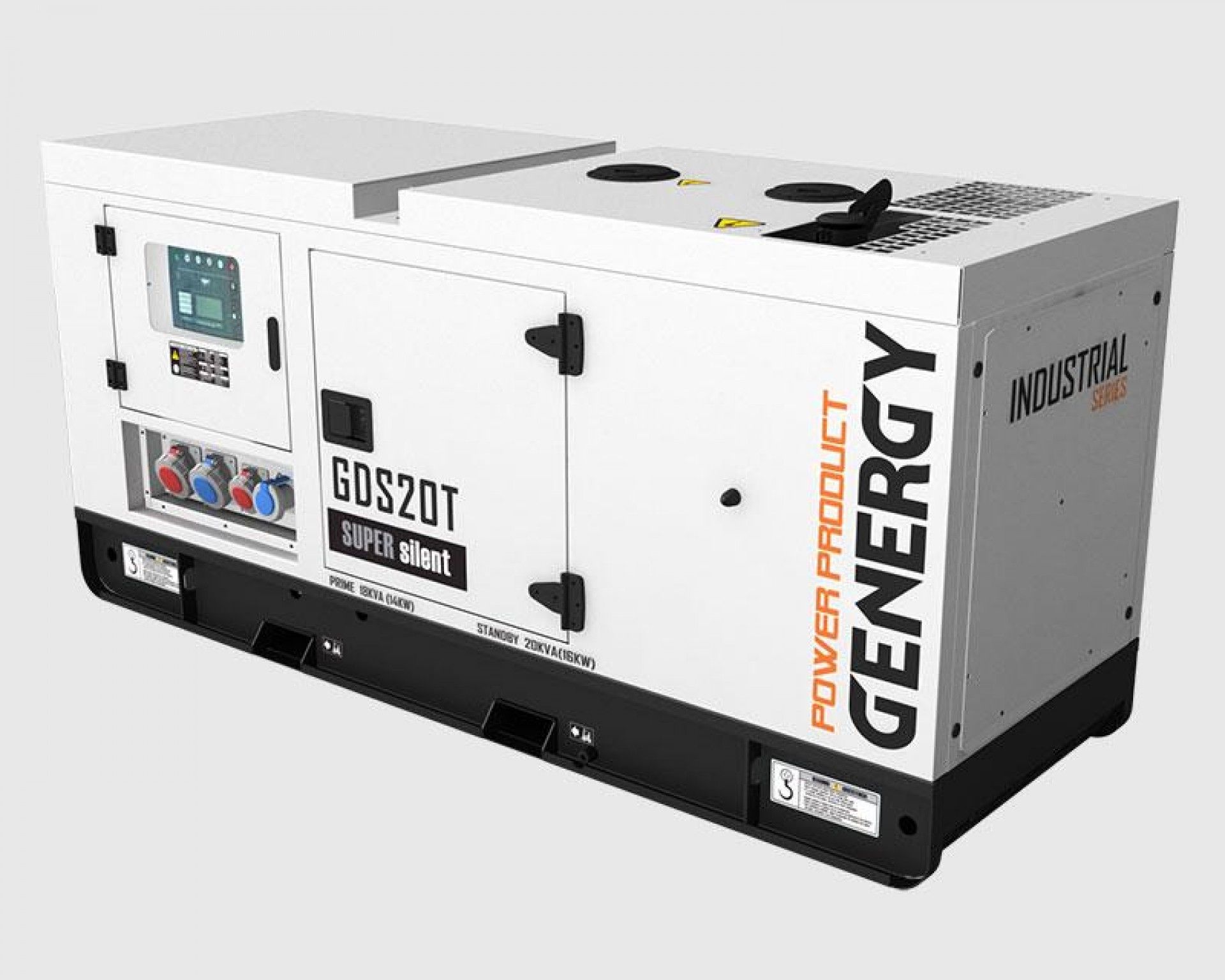 Gerador diesel 1500rpm 20Kva GDS20T refª 21025 GENERGY