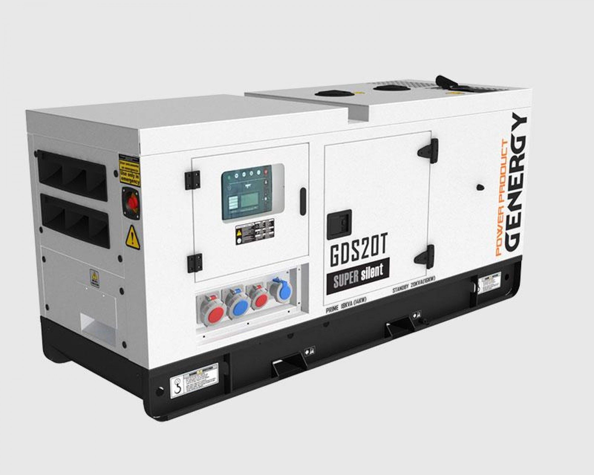 Gerador diesel 1500rpm 20Kva GDS20T refª 21025 GENERGY