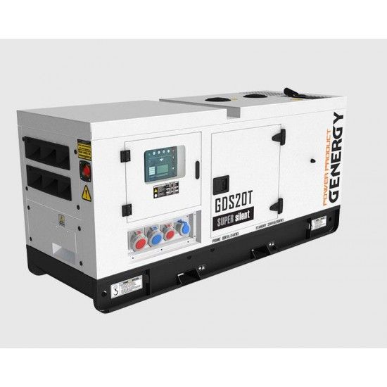 Gerador diesel 1500rpm 20Kva GDS20T ref 21025 GENERGY