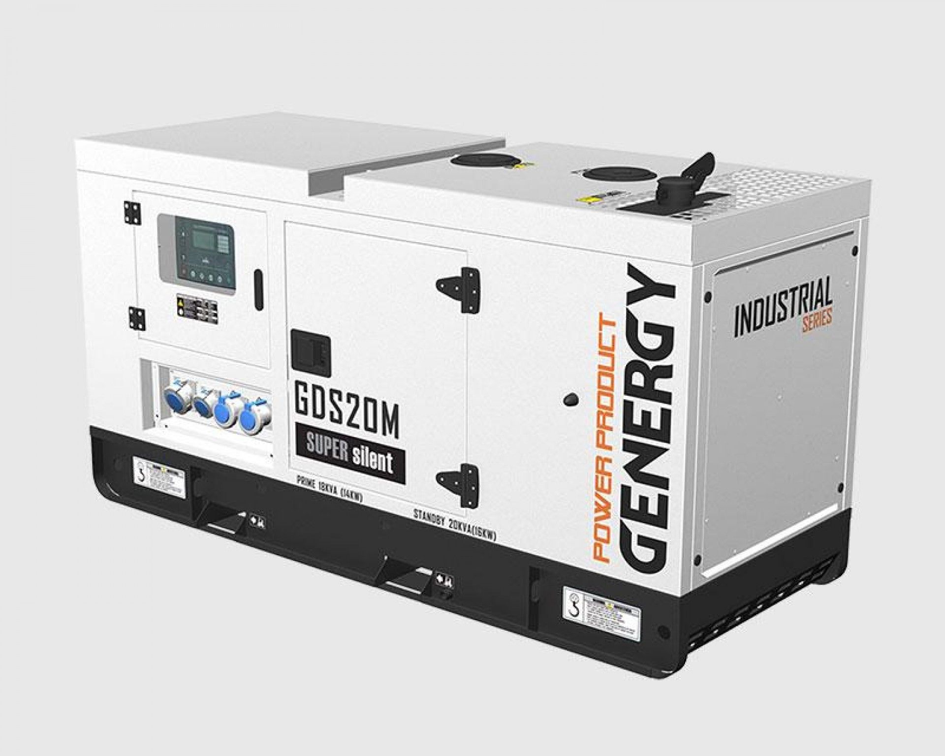 Gerador diesel 1500rpm 20Kva GDS20M refª 20022 GENERGY