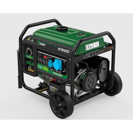 Gerador Gasolina-Propano NATURA 6000 5500W ref 15030 GENERGY