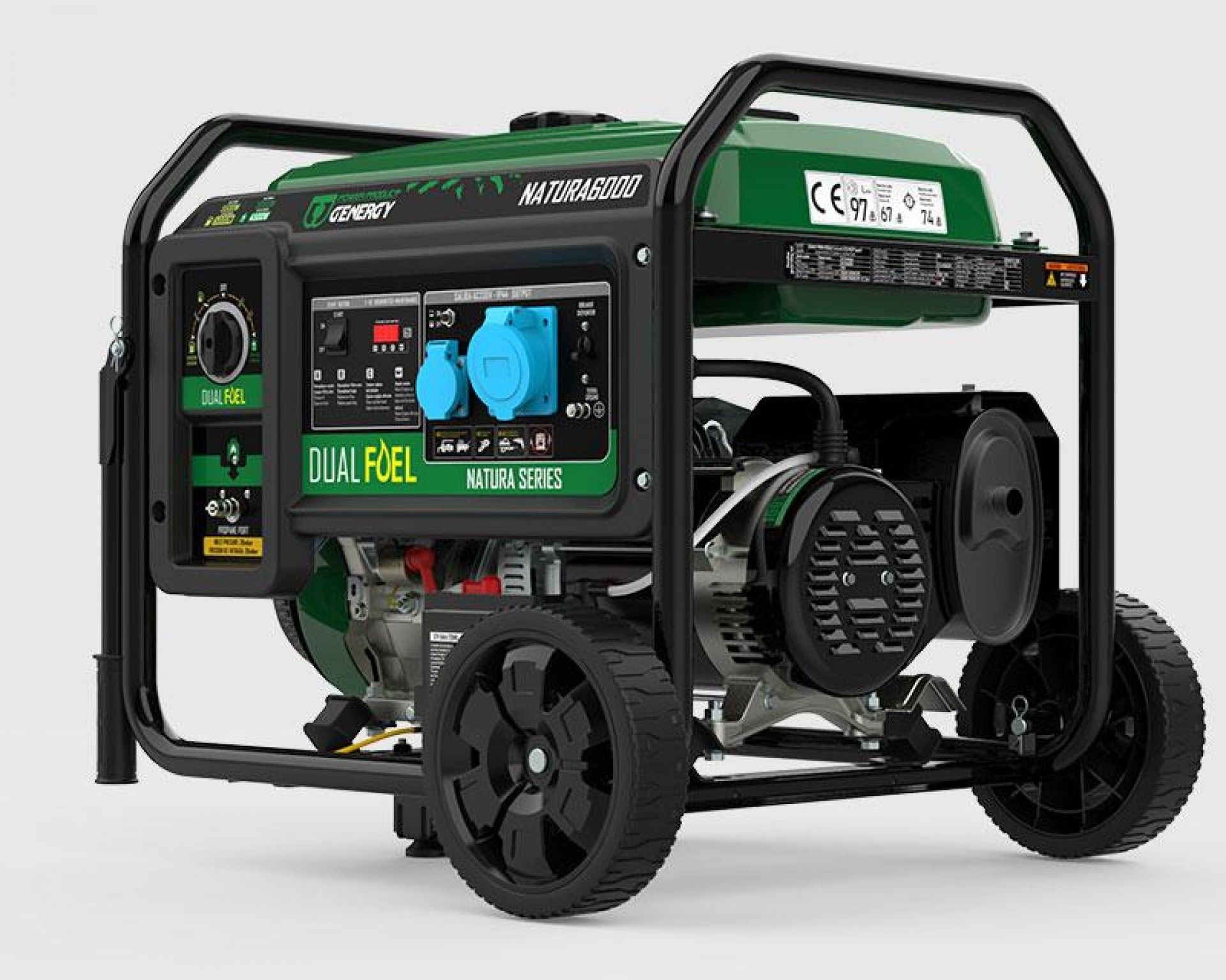 Gerador Gasolina-Propano NATURA 6000 5500W refª 15030 GENERGY